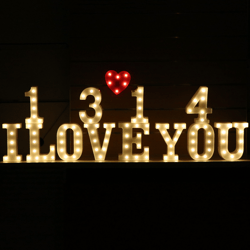 New Style LED Candle Light Letter Light
