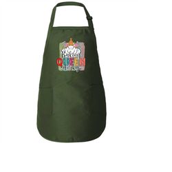 baking apron,funny novelty kitchen apron,baking queen dorky apron with pocket,master chef cooking apron for women,new ho