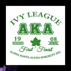 ivy league alpha kappa alpha sorority bundles svg, aka girl gang svg