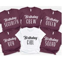custom birthday group shirts,birthday crew shirts,birthday squad shirts,birthday girl,birthday boy,birthday party shirt,