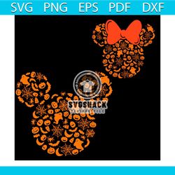 disney minnie mickey mouse halloween icon svg