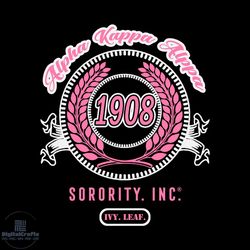 alpha kappa alpha sorority 1908, sorority svg, aka girl gang svg, aka sorority
