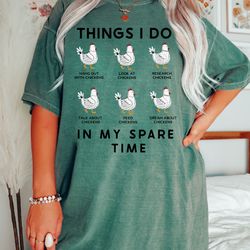 comfort colors  funny chicken shirt, chicken girl shirt, chicken mom shirt, farm girl shirt, farm family shirt, farmer d