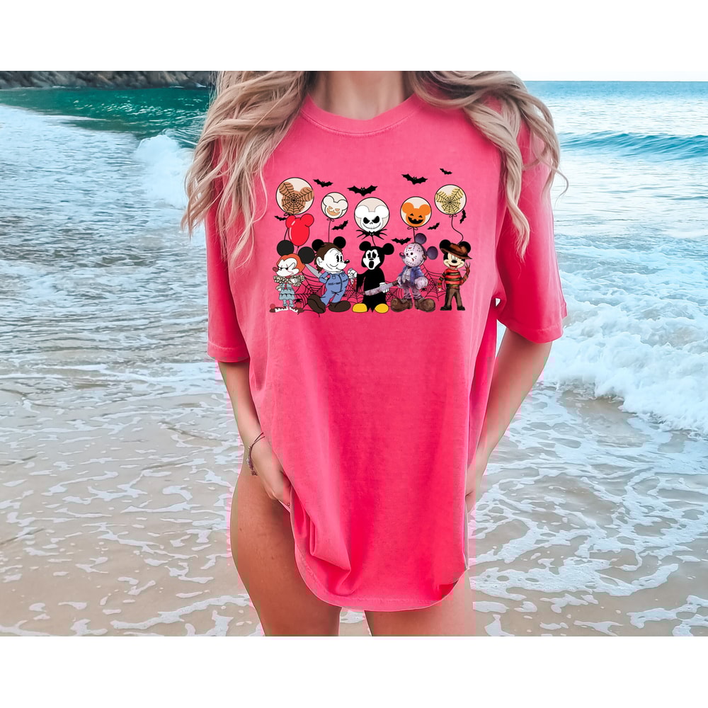 Comfort ColorsĀ® Disney Horror Friends Shirt, Disney Horror Nights, Disney Halloween, Horror Fan Tees, Disney Family Shirt, Disney Trip - 3.jpg