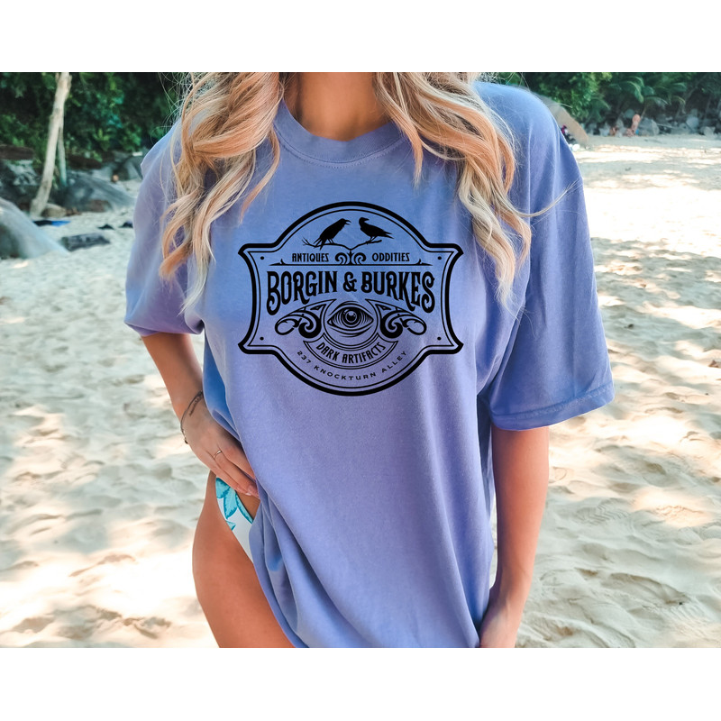 Comfort Colors® Borgin & Burkes Unusual and Ancient Wizarding Artefacts Wizard Shirt, Bookish Shirt, Gift For Reader, Spooky Summer Shirt - 7.jpg