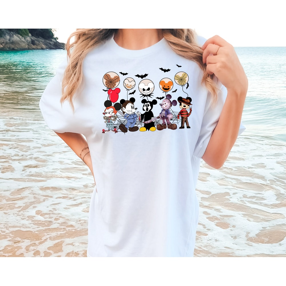 Comfort ColorsĀ® Disney Horror Friends Shirt, Disney Horror Nights, Disney Halloween, Horror Fan Tees, Disney Family Shirt, Disney Trip - 5.jpg