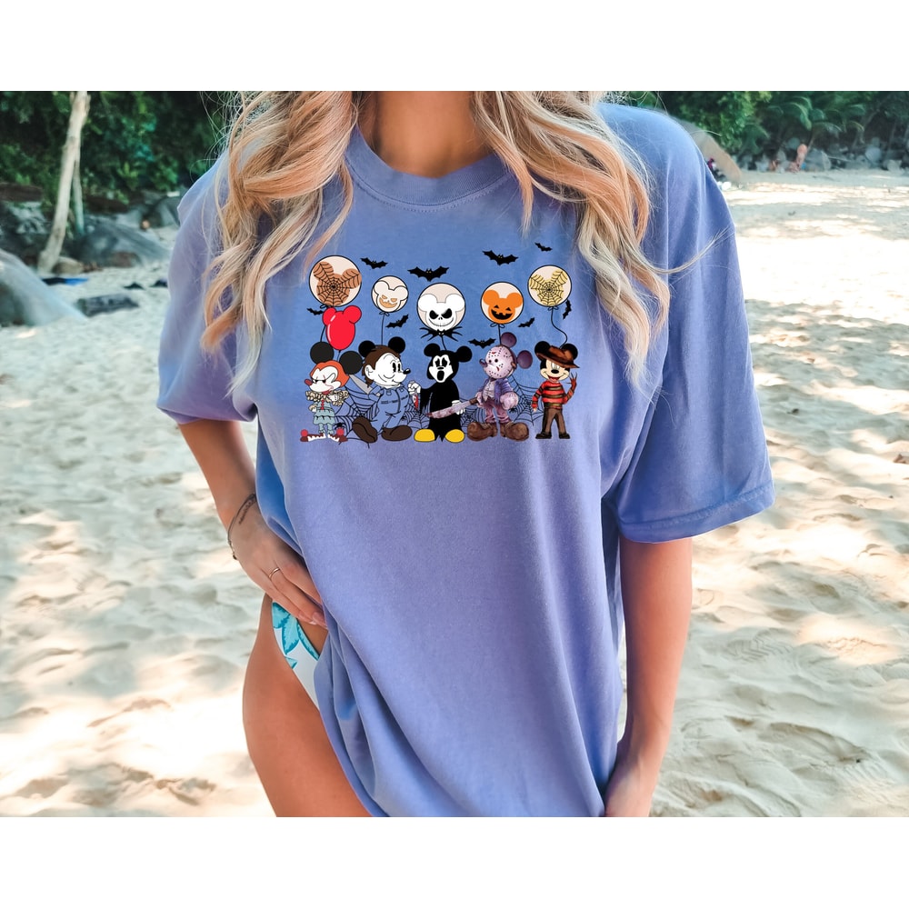 Comfort ColorsĀ® Disney Horror Friends Shirt, Disney Horror Nights, Disney Halloween, Horror Fan Tees, Disney Family Shirt, Disney Trip - 7.jpg