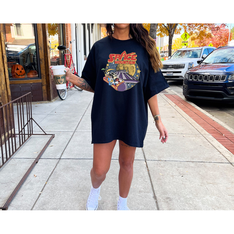 Comfort Colors® Disney Space Astronauts Shirt, Mickey Mouse Shirt, 90's Space Mountain Tee, Retro Vintage Disney Clothing, Space Themed Tee - 2.jpg