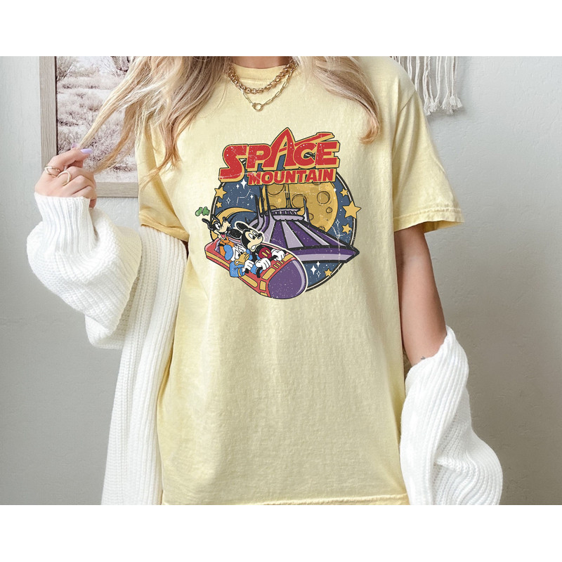 Comfort Colors® Disney Space Astronauts Shirt, Mickey Mouse Shirt, 90's Space Mountain Tee, Retro Vintage Disney Clothing, Space Themed Tee - 4.jpg