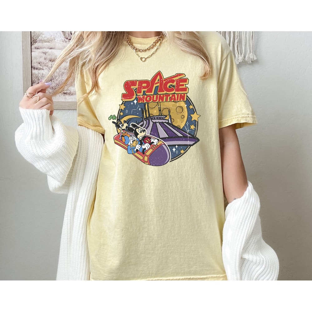 Comfort ColorsĀ® Disney Space Astronauts Shirt, Mickey Mouse Shirt, 90's Space Mountain Tee, Retro Vintage Disney Clothing, Space Themed Tee - 4.jpg