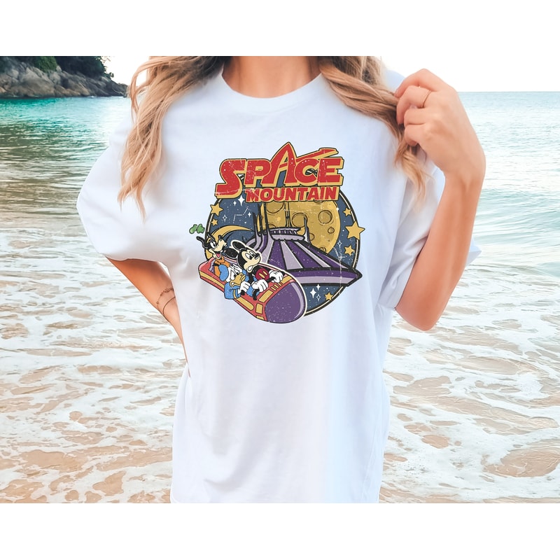 Comfort ColorsĀ® Disney Space Astronauts Shirt, Mickey Mouse Shirt, 90's Space Mountain Tee, Retro Vintage Disney Clothing, Space Themed Tee - 5.jpg