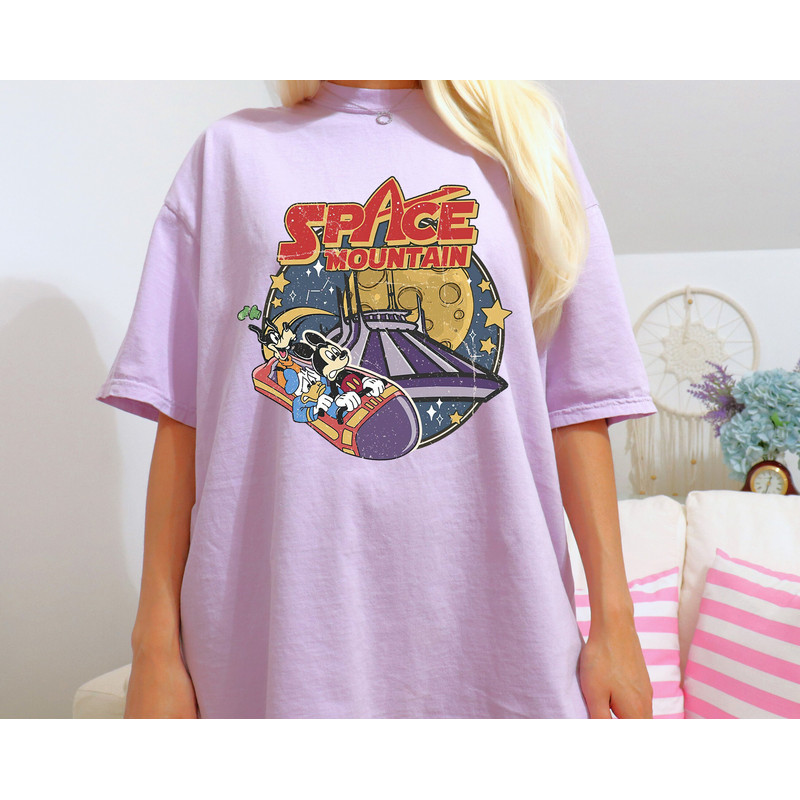 Comfort Colors® Disney Space Astronauts Shirt, Mickey Mouse Shirt, 90's Space Mountain Tee, Retro Vintage Disney Clothing, Space Themed Tee - 6.jpg