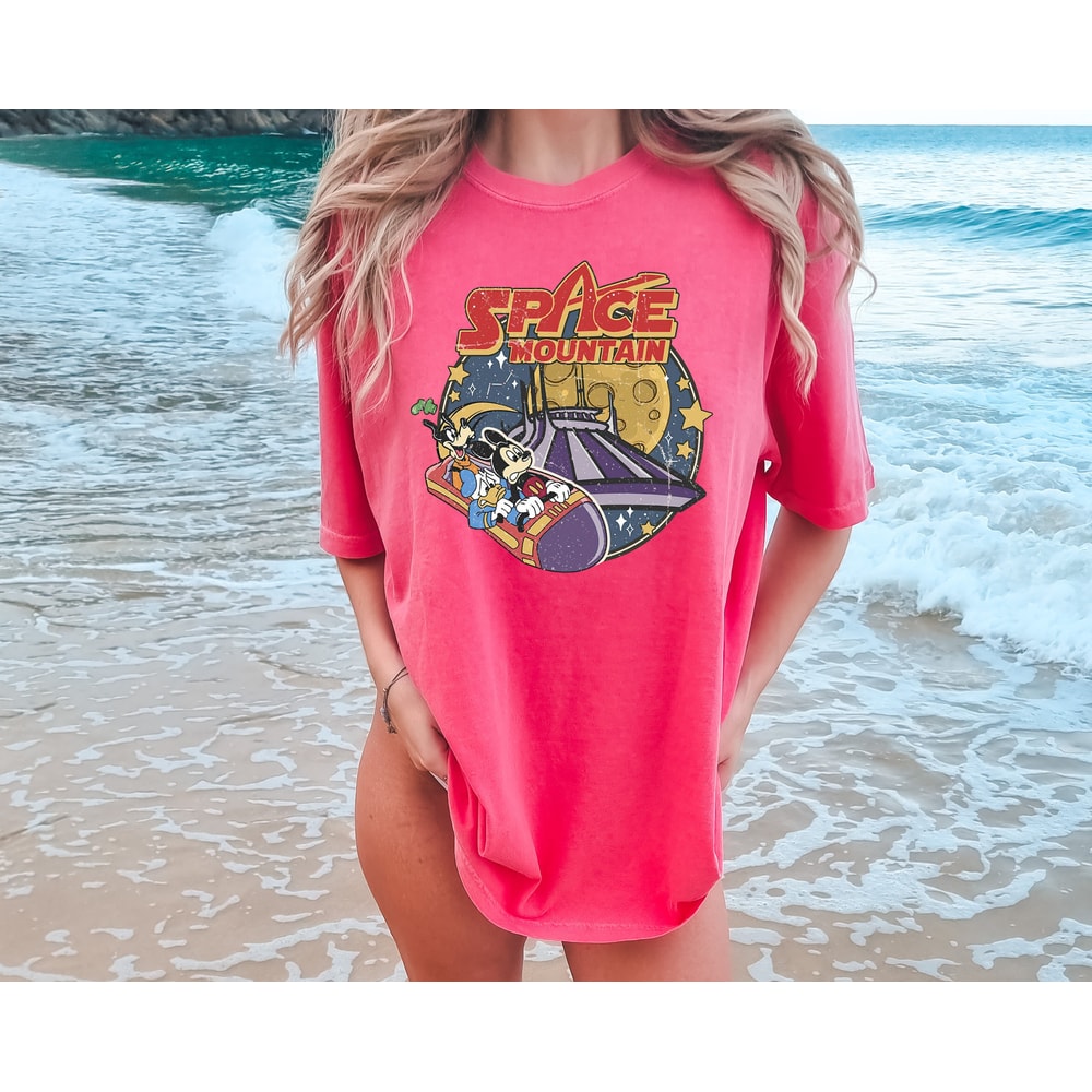 Comfort ColorsĀ® Disney Space Astronauts Shirt, Mickey Mouse Shirt, 90's Space Mountain Tee, Retro Vintage Disney Clothing, Space Themed Tee - 7.jpg