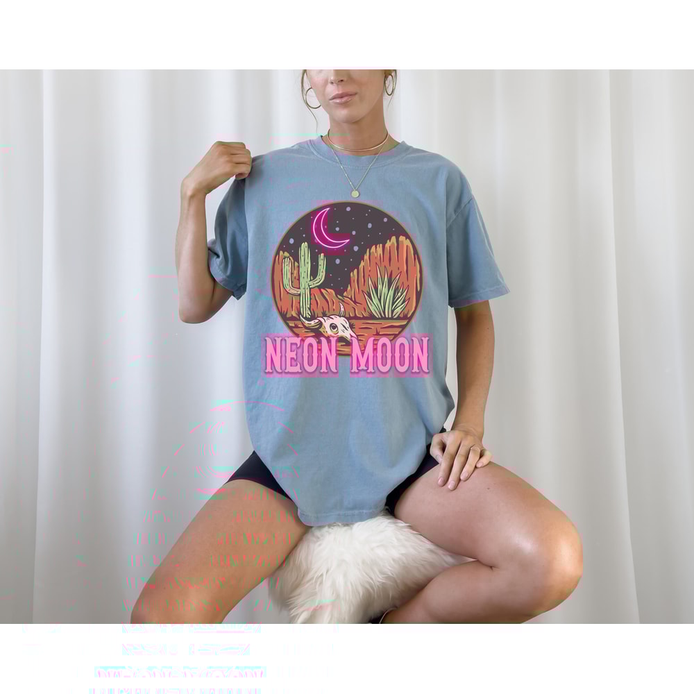 Comfort ColorsĀ® Neon Moon Shirt, Country Music Lover, Classic Country Style, Music Lover Gift, Country Song Shirt, Nostalgic Music Shirt - 2.jpg