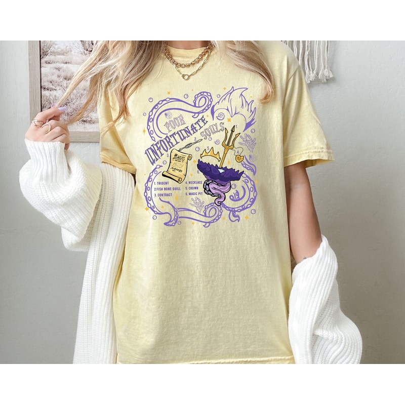 Comfort ColorsĀ® Poor Unfortunate Soul Ursula Shirt, The Little Mermaid Shirt, Disney Witch Tee, Ursula Halloween Shirt, Mermaid Lover Gift - 2.jpg