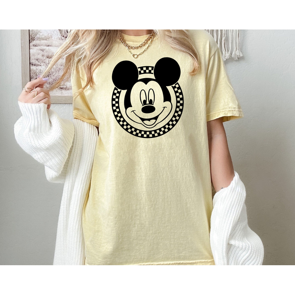Comfort Colors® Retro Disney Shirt, Mickey Mouse Tee, Retro Style Tee, Disneyworld Trip Tee, Disney Family Vacation Tee, Disney Couple Shirt - 1.jpg