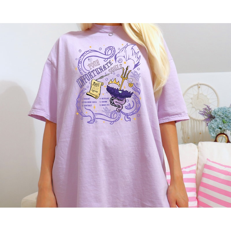 Comfort ColorsĀ® Poor Unfortunate Soul Ursula Shirt, The Little Mermaid Shirt, Disney Witch Tee, Ursula Halloween Shirt, Mermaid Lover Gift - 7.jpg