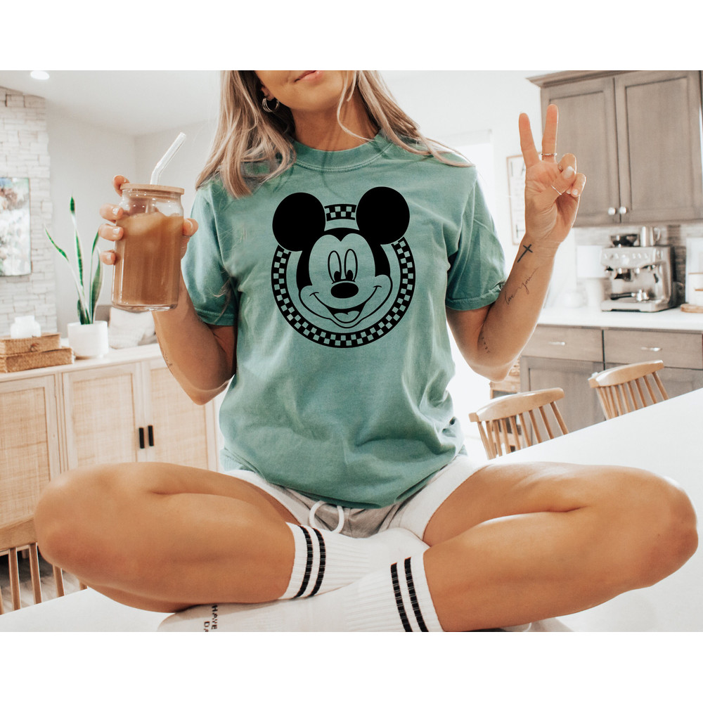 Comfort Colors® Retro Disney Shirt, Mickey Mouse Tee, Retro Style Tee, Disneyworld Trip Tee, Disney Family Vacation Tee, Disney Couple Shirt - 7.jpg