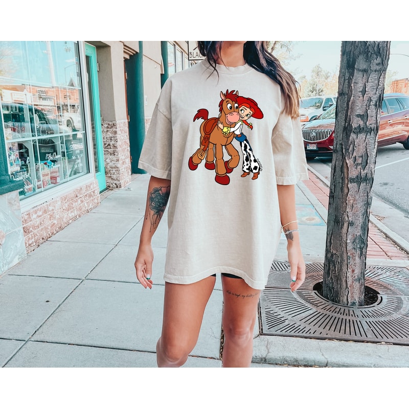 Comfort ColorsĀ® Retro Toy Story Shirt, Jessie and Bullseye Tee, Disney Trip Shirt, Family Vacation Tee, Pixar Lover Gift, Cartoon Lover Tee - 1.jpg