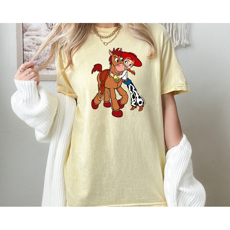Comfort ColorsĀ® Retro Toy Story Shirt, Jessie and Bullseye Tee, Disney Trip Shirt, Family Vacation Tee, Pixar Lover Gift, Cartoon Lover Tee - 2.jpg
