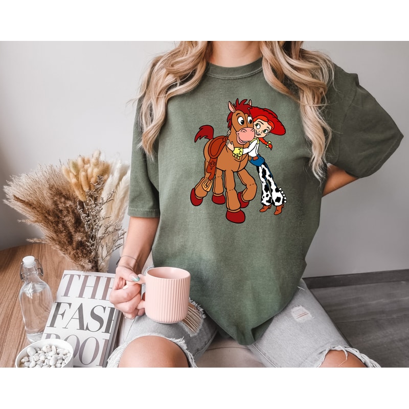 Comfort ColorsĀ® Retro Toy Story Shirt, Jessie and Bullseye Tee, Disney Trip Shirt, Family Vacation Tee, Pixar Lover Gift, Cartoon Lover Tee - 3.jpg