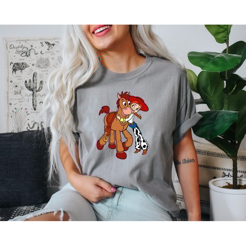 Comfort ColorsĀ® Retro Toy Story Shirt, Jessie and Bullseye Tee, Disney Trip Shirt, Family Vacation Tee, Pixar Lover Gift, Cartoon Lover Tee - 7.jpg