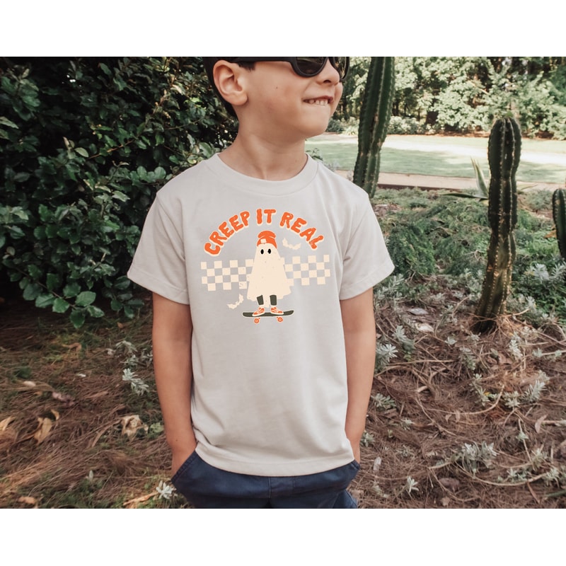 Creep It Real Halloween T-shirt, Fall Season Shirt, Ghost Lover Tee, Halloween Party Crewneck Shirt, Creepy Cute Shirt, Spooky Season Shirt - 6.jpg