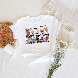 disney horror friends shirt, disney horror nights, disney halloween, disney family shirt, disney horror squad shirt, dis