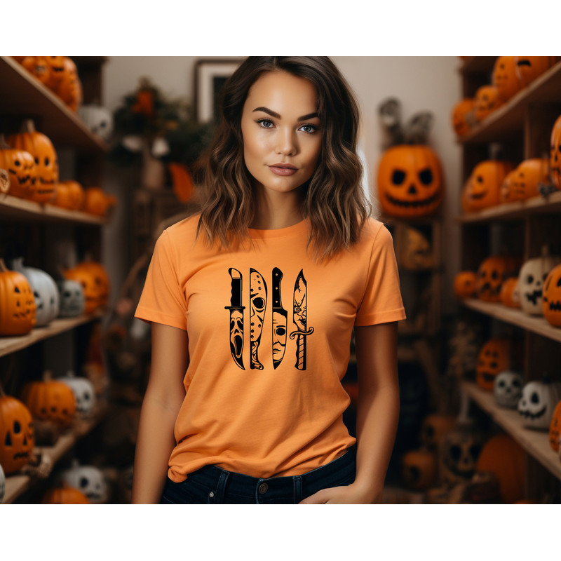 Halloween Horror Movie Knives Shirt, Halloween Horror Shirt, Halloween Knives Shirt, Halloween Movie Shirt, Halloween Spooky Season Shirt - 1.jpg