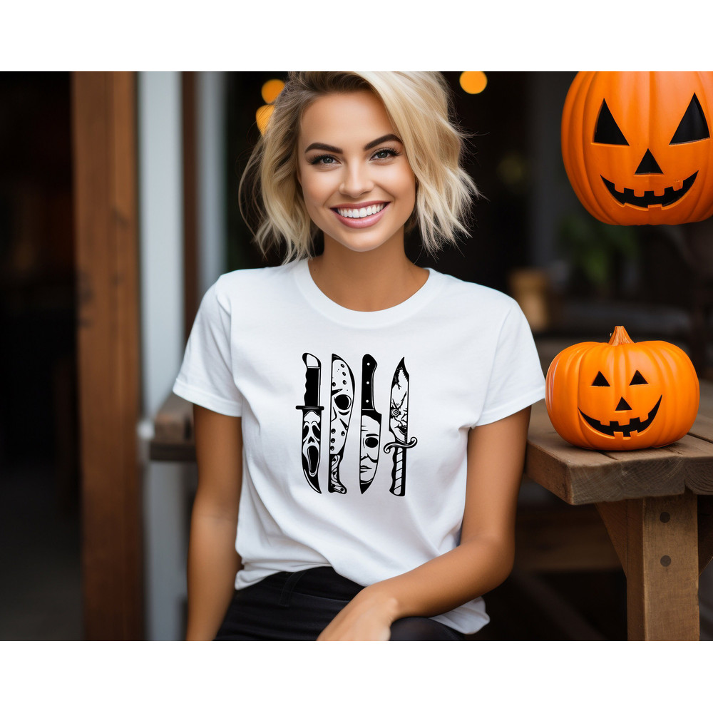 Halloween Horror Movie Knives Shirt, Halloween Horror Shirt, Halloween Knives Shirt, Halloween Movie Shirt, Halloween Spooky Season Shirt - 4.jpg