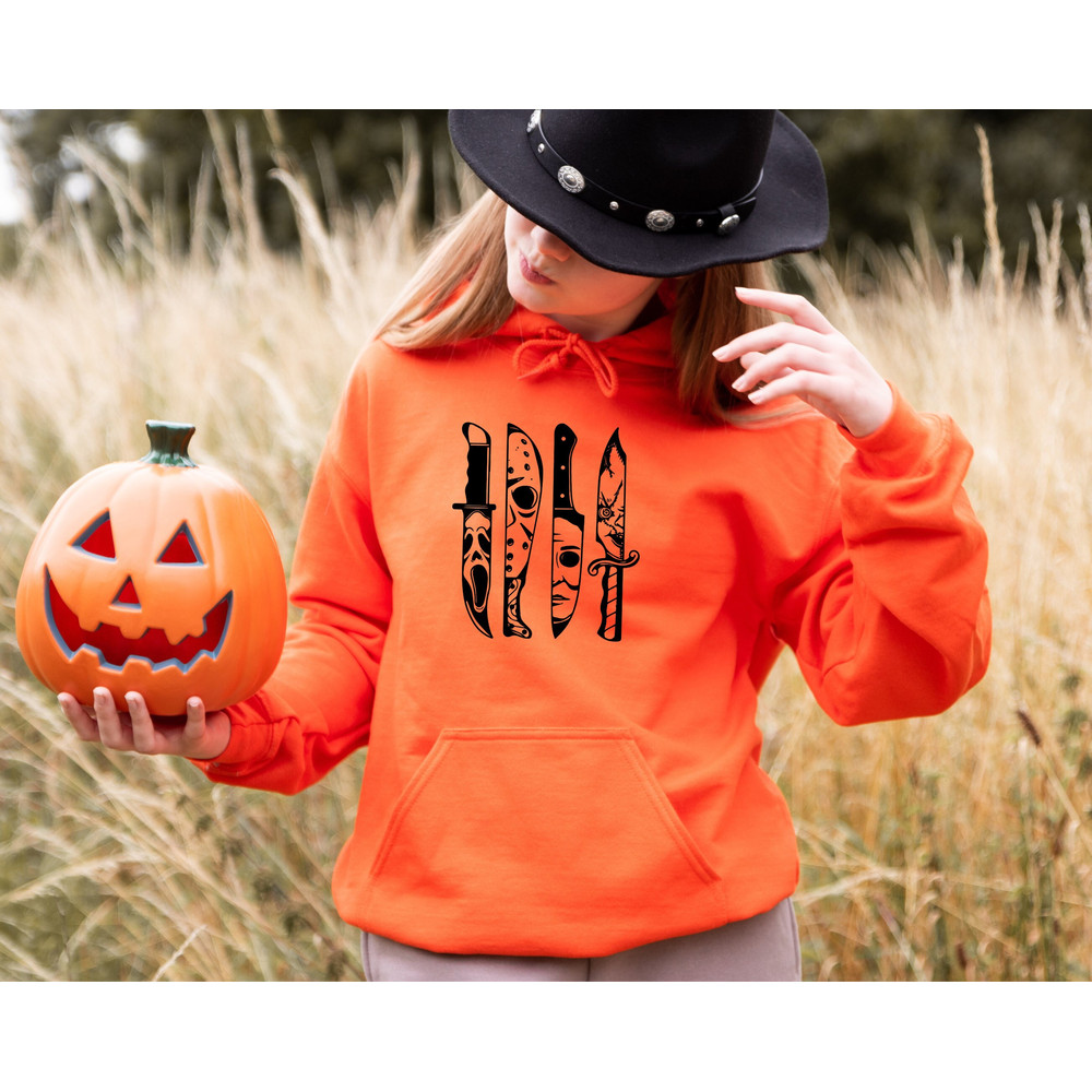 Halloween Horror Movie Knives Sweatshirt, Halloween Horror Hoodie, Halloween Knives Sweat, Halloween Movie Sweater, Spooky Season Sweater - 1.jpg
