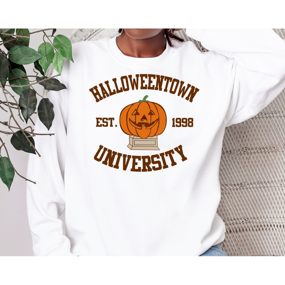Halloweentown Est 1998 Sweatshirt, Halloween Theme Top, Fall Sweatshirt, Halloween Hoodie, Halloweentown University Hoodie, Spooky Hoodie - 2.jpg