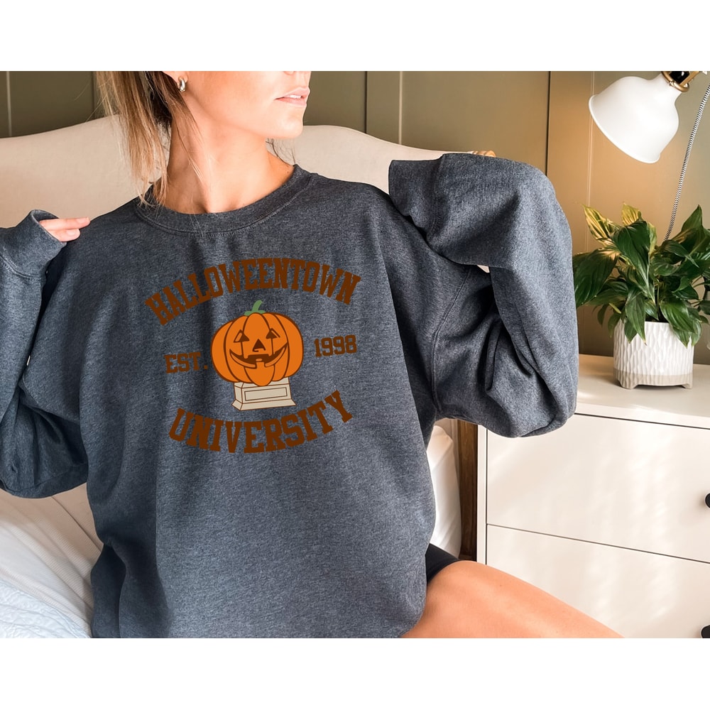 Halloweentown Est 1998 Sweatshirt, Halloween Theme Top, Fall Sweatshirt, Halloween Hoodie, Halloweentown University Hoodie, Spooky Hoodie - 4.jpg