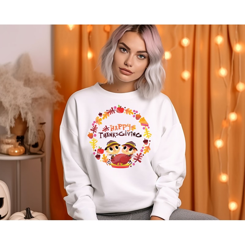 Happy Thanksgiving Day Sweatshirt, Thanksgiving Hoodie ,Cute Fall Sweat ,Autumn Shirt, Thanksgiving Day Shirt, Pumpkin Day Top, Funny Hoodie - 2.jpg
