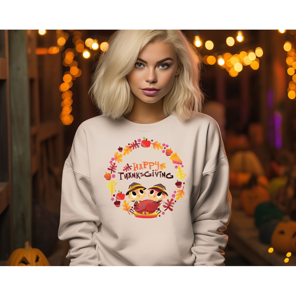 Happy Thanksgiving Day Sweatshirt, Thanksgiving Hoodie ,Cute Fall Sweat ,Autumn Shirt, Thanksgiving Day Shirt, Pumpkin Day Top, Funny Hoodie - 3.jpg