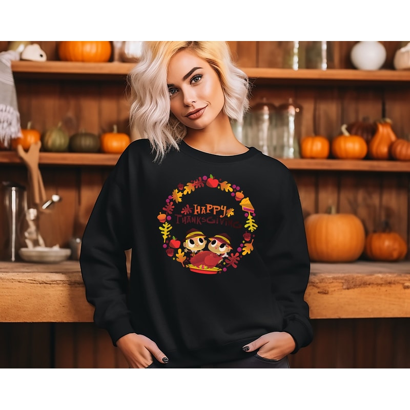 Happy Thanksgiving Day Sweatshirt, Thanksgiving Hoodie ,Cute Fall Sweat ,Autumn Shirt, Thanksgiving Day Shirt, Pumpkin Day Top, Funny Hoodie - 4.jpg