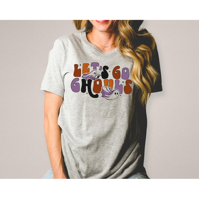 Let's Go Ghouls Shirt, Funny Halloween Shirt, Halloween Shirt, Fall Shirt, Retro Halloween Shirt, Halloween Ghost Lover Shirt, Spooky Ghost - 2.jpg