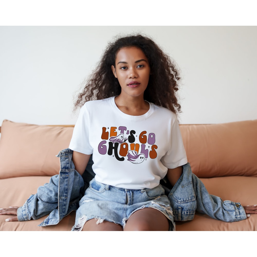 Let's Go Ghouls Shirt, Funny Halloween Shirt, Halloween Shirt, Fall Shirt, Retro Halloween Shirt, Halloween Ghost Lover Shirt, Spooky Ghost - 3.jpg