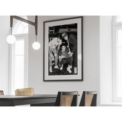 Beastie Boys Poster, Black and White, Vintage Photo, Music Poster, Beastie Boys Print, Music Room Decor, Wall Art, Conce