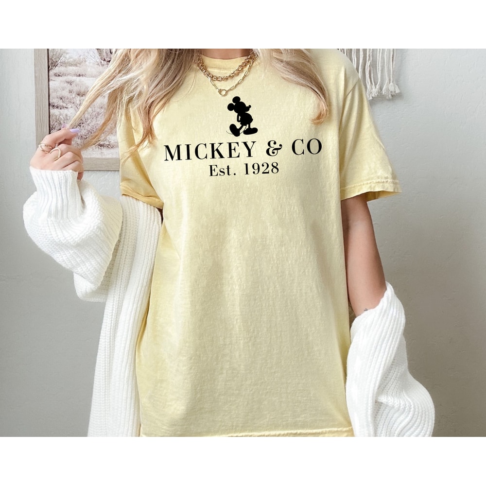 Mickey & Co Est 1928 Shirt, Vintage Disney T-Shirt, Mickey And Friends Family Shirt, Disney Vacation Shirts, Disneyworld Family Trip Shirts - 2.jpg