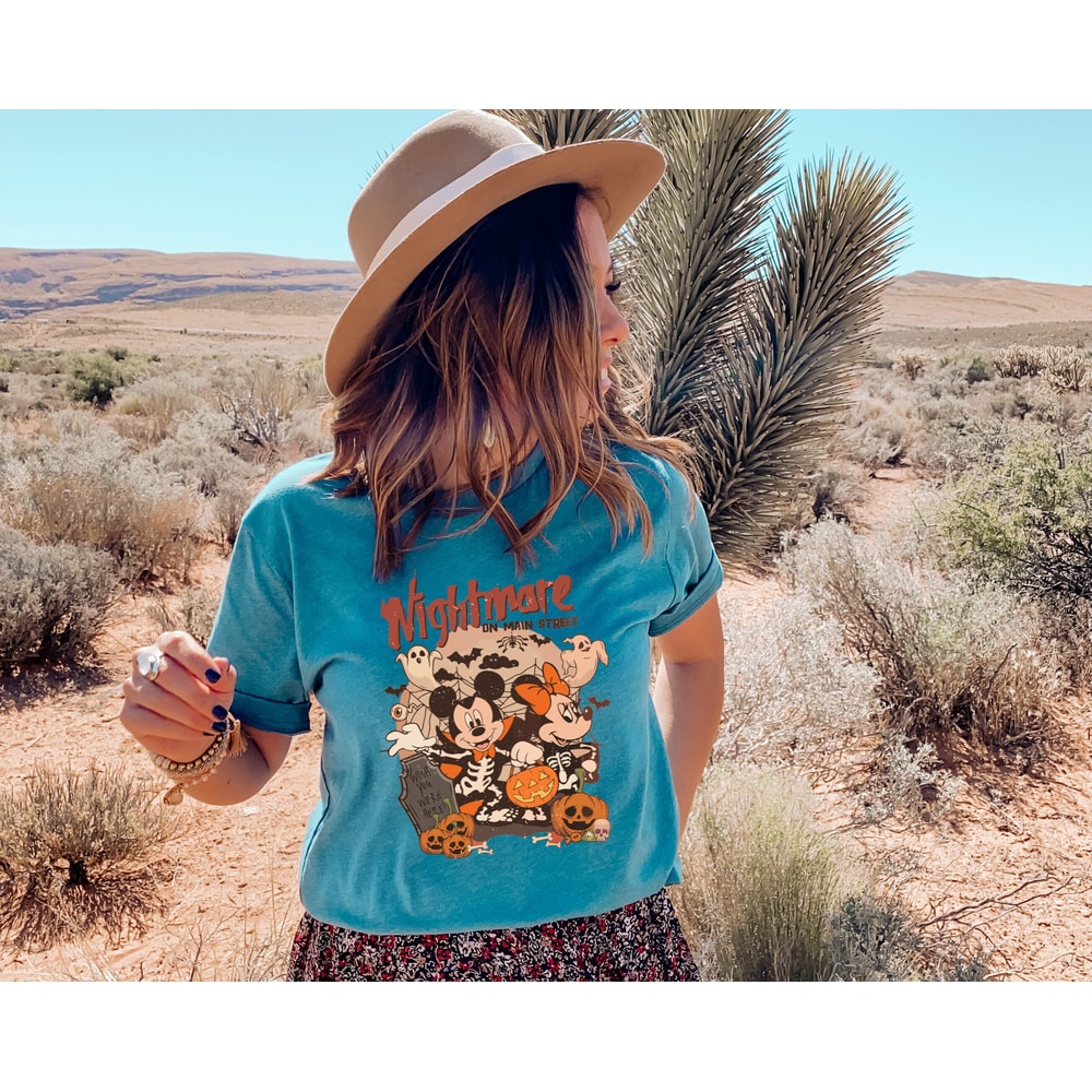 Mickey Minnie Halloween Shirt, Vintage Disney Halloween T-shirt, Nightmare On The Main Streat Shirt, Halloween Pumpkin Shirt, Spooky Shirt - 1.jpg