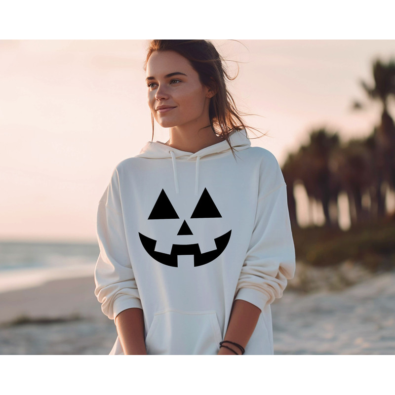 Pumpkin Cute Halloween Party Sweat ,Halloween Shirts, Jack-O-Lantern Sweatshirt, Women's Halloween Hoodie ,Spooky Season Pumpkin Sweater - 3.jpg