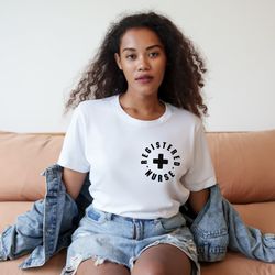 registered nurse shirt, rn long sleeve t-shirt for registered nurse, gift for registered nurse, nurse shirt, nurse crewn