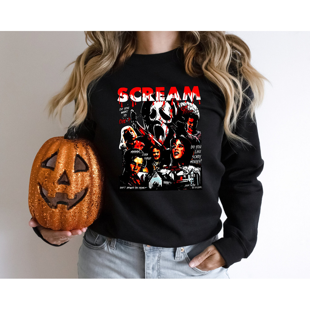 Scream Halloween Sweatshirt, Ghostface Shirt, Horror Movie Hoodie, Halloween Party,Halloween Shirt, Scary Movie Shirt,Scream Halloween Party - 1.jpg