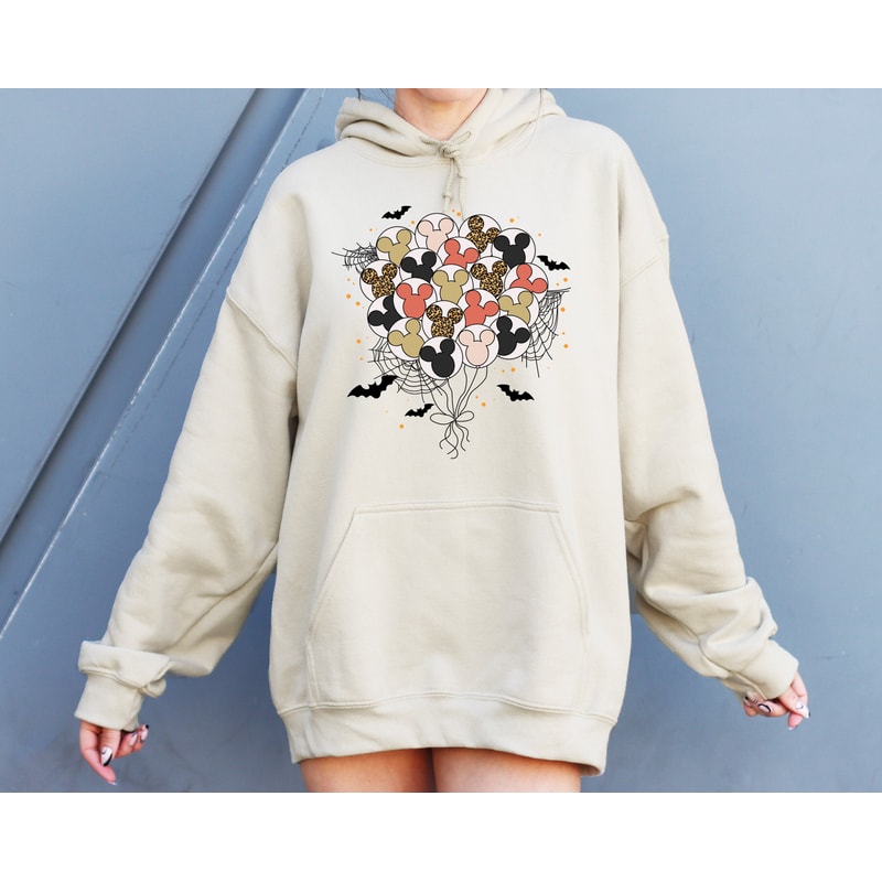 Vintage Disney Balloons Halloween Sweatshirt, Mickey Halloween Balloons Hoodie, Mickey Not So Scary, Disney Trip Shirt, Disney Family Shirt - 6.jpg