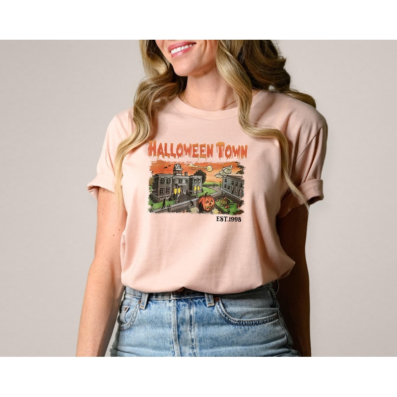 Vintage Halloweentown Est 1988 T-shirt, Disney Halloween Shirt, 2023 Halloween Party Shirt, Fall Pumpkin Shirt, Spooky Halloweentown Shirt - 2.jpg