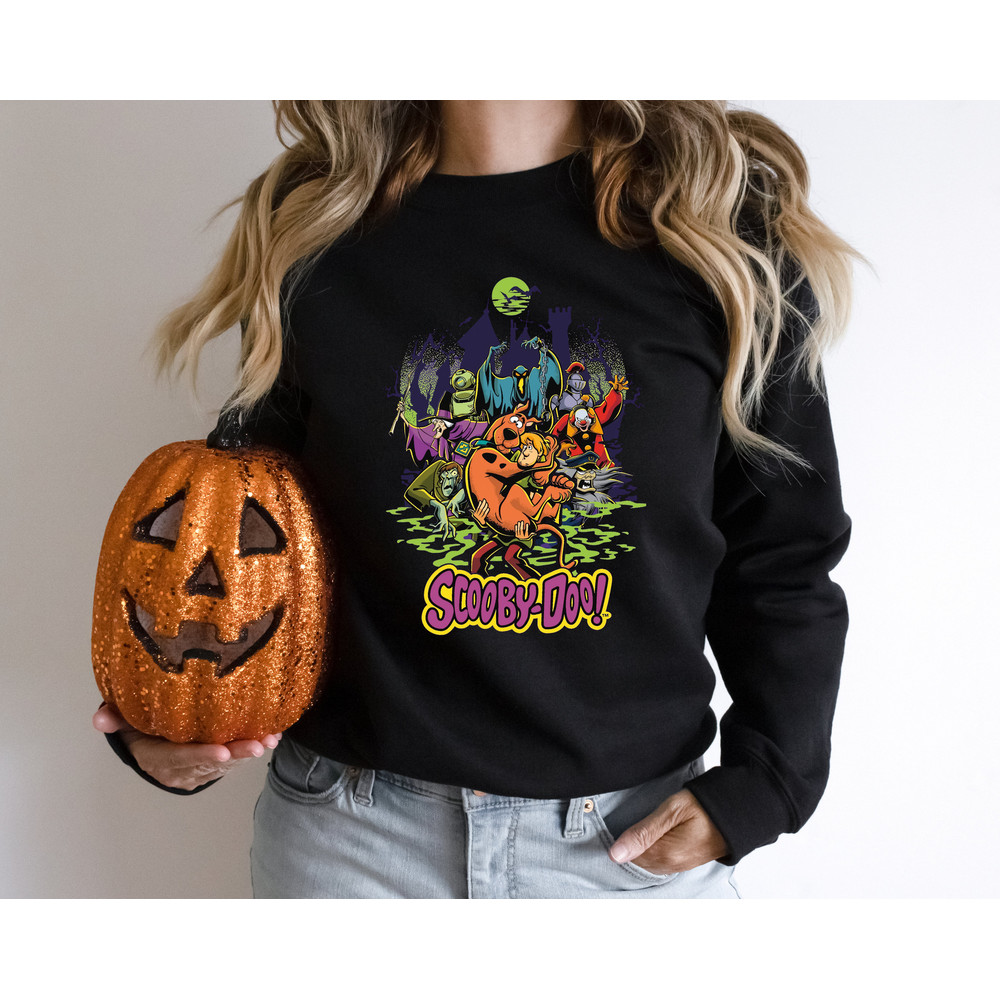 Vintage Scooby Doo Sweatshirt, Halloween Hoodie, Scooby Doo Halloween Shirt, Horror Movie Shirt, Halloween Party, Spooky Halloween Gifts - 4.jpg