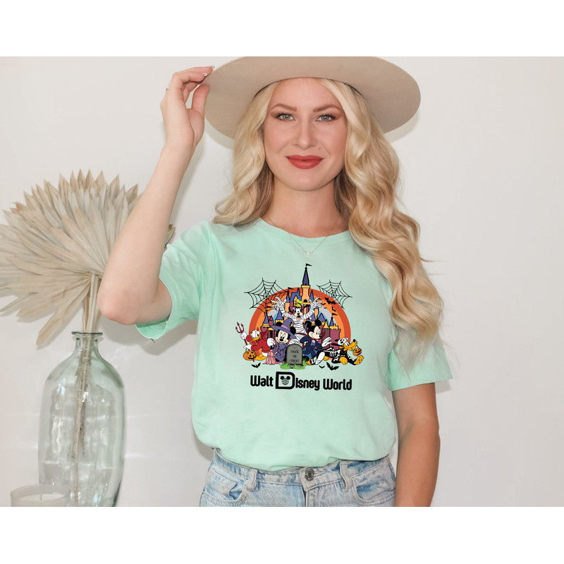Vintage Walt Disney World Halloween Shirt, Disneyworld Halloween Shirt, Mickey And Friends Halloween Shirt, Disney Family Matching Shirt - 3.jpg