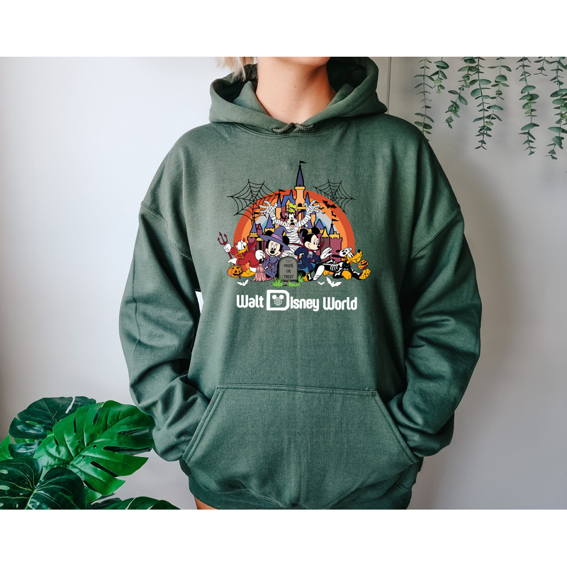 Vintage Walt Disney World Halloween Sweatshirt, Disneyworld Halloween Hoodie, Mickey And Friends Halloween Shirt, Disney Family Matching - 3.jpg