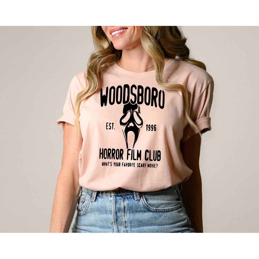 Woodsboro Horror Film Club Shirt, Scary Movie Shirt, Halloween Theme Top, Horror Film Fan Tee, Halloween Celebration Shirt,Spooky Season Tee - 4.jpg